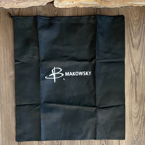 b. makowsky Handbags - B. Makowsky Black Drawstring Dust Bag
